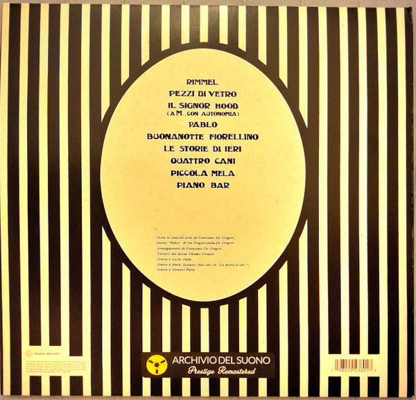 Francesco De Gregori : Rimmel (LP, Album, RE, RM, 50t)