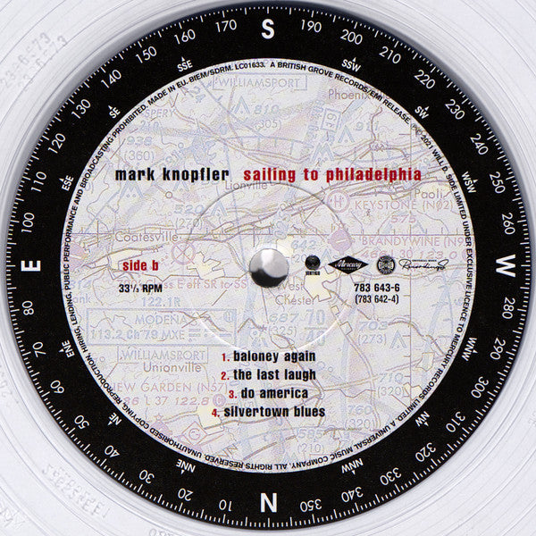 Mark Knopfler : Sailing To Philadelphia (2xLP, Album, RE, S/Edition, Cle)