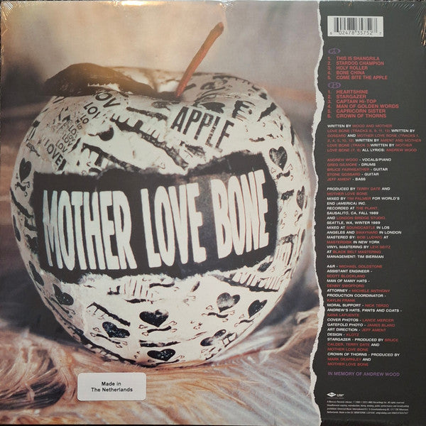 Mother Love Bone : Apple (LP, Album, RE, RM, 180)