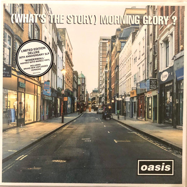 Oasis (2) : (What's The Story) Morning Glory? (2xLP, Album, RE, RM + LP + Album, Dlx, Ltd, Sep)