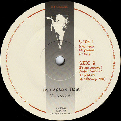 Aphex Twin : Classics (2xLP, Comp, RE, RM)