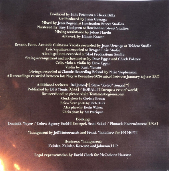 Testament (2) : Para Bellum (CD, Album)