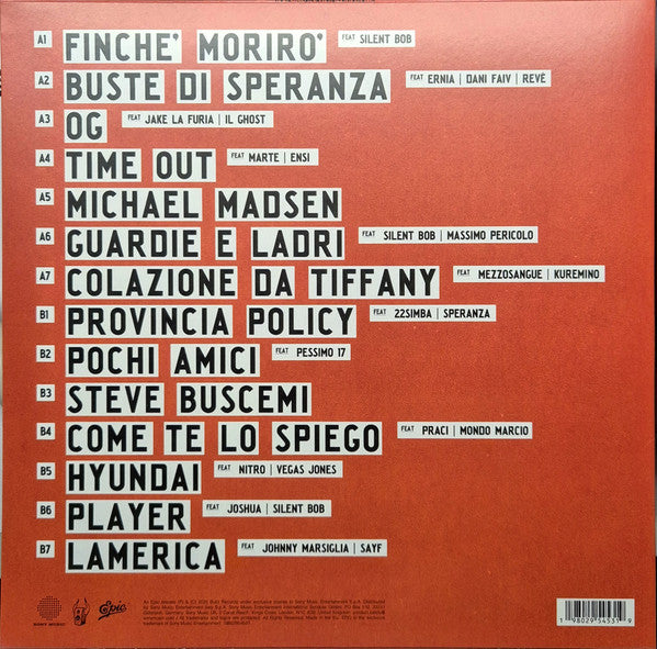 Sick Budd : BISTRO! (LP, Album, Whi)