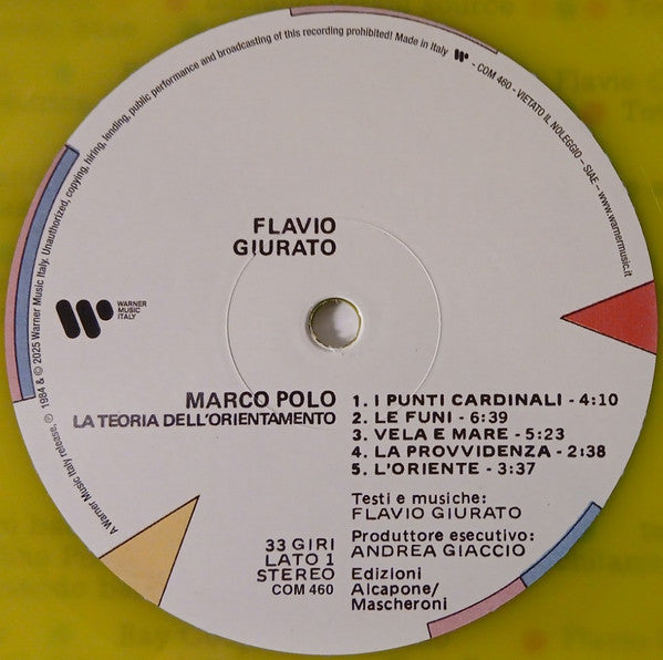 Flavio Giurato : Marco Polo (LP, Album, Ltd, Num, RE, 180)