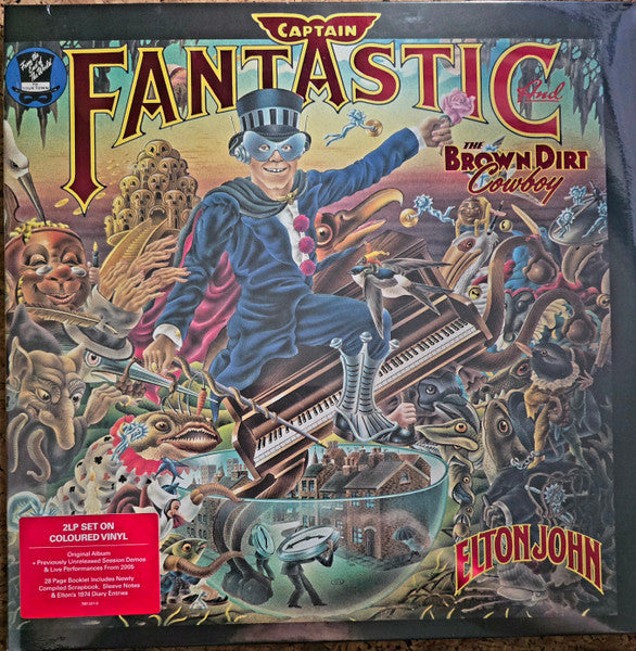 Elton John : Captain Fantastic And The Brown Dirt Cowboy (LP, Album, RE + LP + Ltd, RM, Tri)