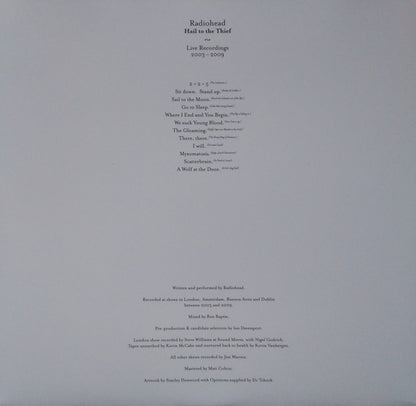 Radiohead : Hail To The Thief (Live Recordings 2003 - 2009) (LP, Album)