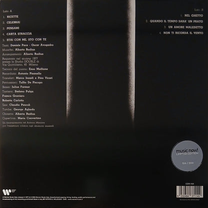 Alberto Radius : Carta Straccia (LP, Ltd, Num, RE)