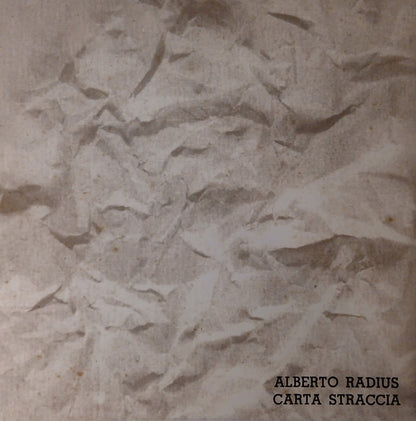 Alberto Radius : Carta Straccia (LP, Ltd, Num, RE)