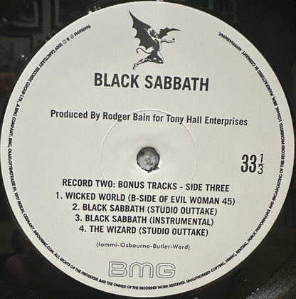 Black Sabbath : Black Sabbath (LP, Album, RE + LP, RE + RM, Del)