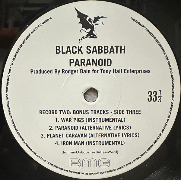 Black Sabbath : Paranoid (2xLP, Album, RE, RM, Gat)