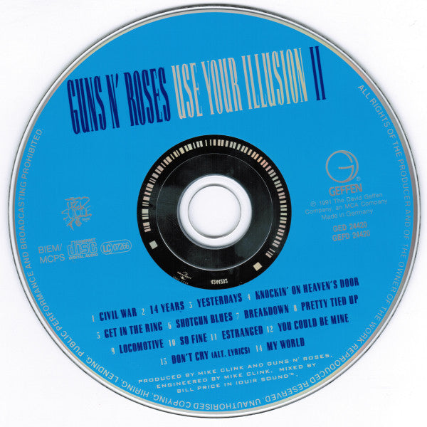 Guns N' Roses : Use Your Illusion II (CD, Album, RE)