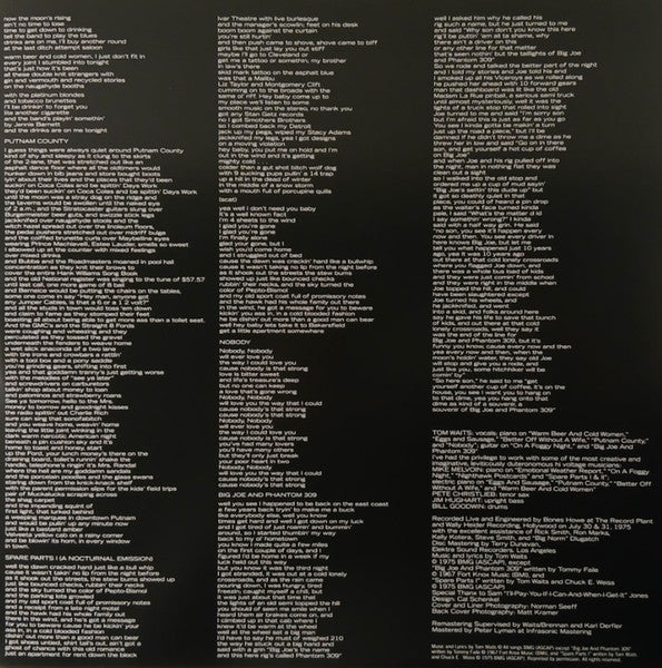 Tom Waits : Nighthawks At The Diner (2xLP, Album, Ltd, RE, Yel)