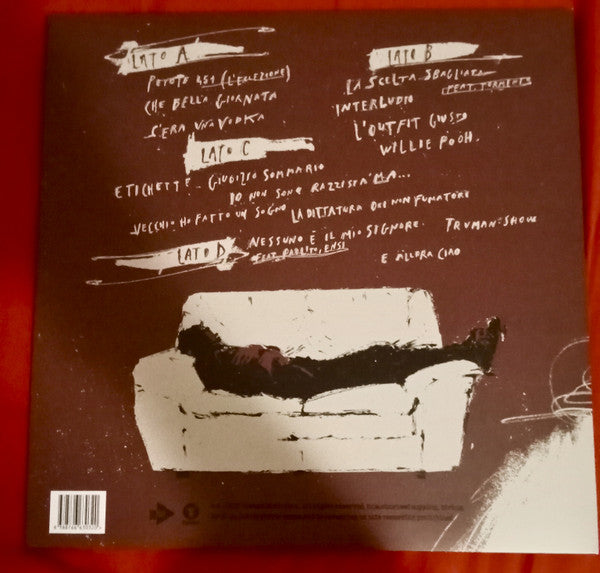 Willie Peyote : Educazione Sabauda (2xLP, Album, Ltd, RE, Bla)