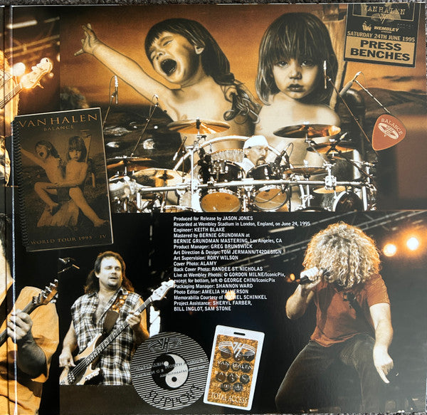 Van Halen : Live At Wembley 1995 (LP, Album, RSD, Ltd, Ora)