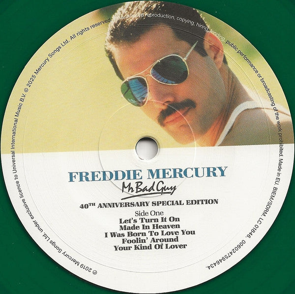 Freddie Mercury : Mr. Bad Guy (LP, Album, RE, S/Edition, Gre)