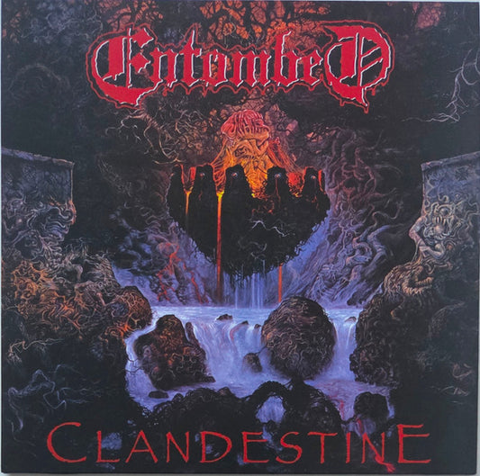 Entombed : Clandestine (LP, Album, Ltd, RE, RM, RP, Whi)