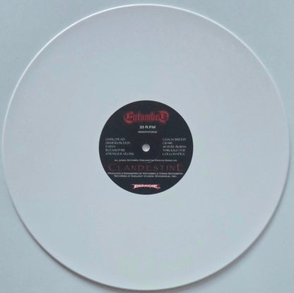Entombed : Clandestine (LP, Album, Ltd, RE, RM, RP, Whi)