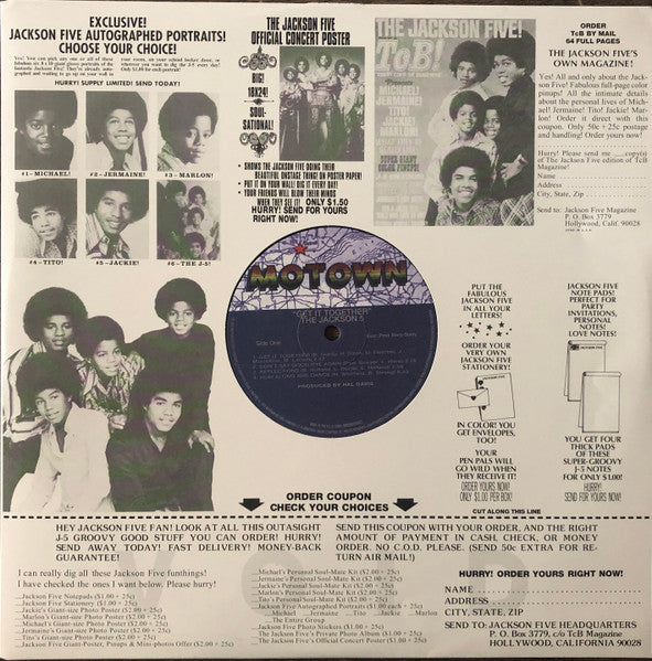 The Jackson 5 : Get It Together (LP, Album, P/Mixed, RE)