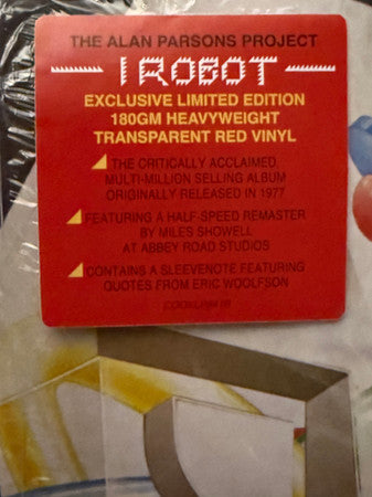 The Alan Parsons Project : I Robot (LP, Album, Ltd, RE, RM, Red)