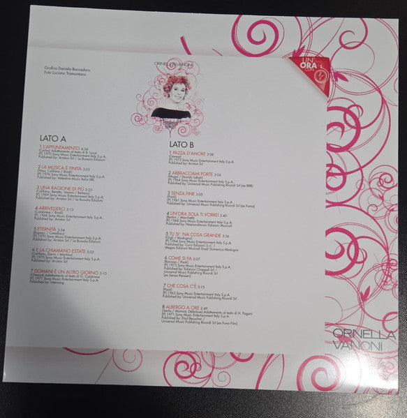 Ornella Vanoni : Un'Ora Con... (LP, Album, Comp, 180)