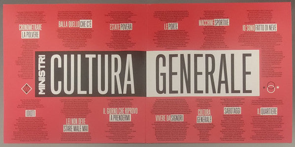 Ministri : Cultura Generale (2xLP, Album, RE, 180)