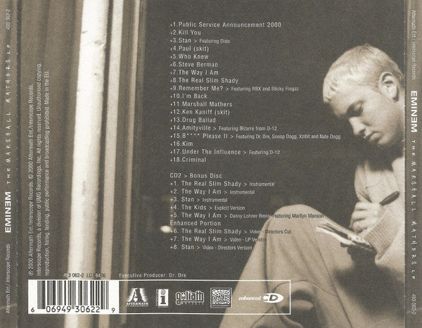 Eminem : The Marshall Mathers LP (CD, Album + CD, Enh + Ltd, RE)