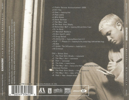 Eminem : The Marshall Mathers LP (CD, Album + CD, Enh + Ltd, RE)