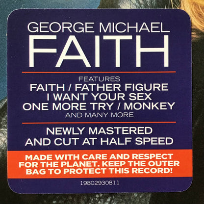 George Michael : Faith (LP, Album, RE, RM)