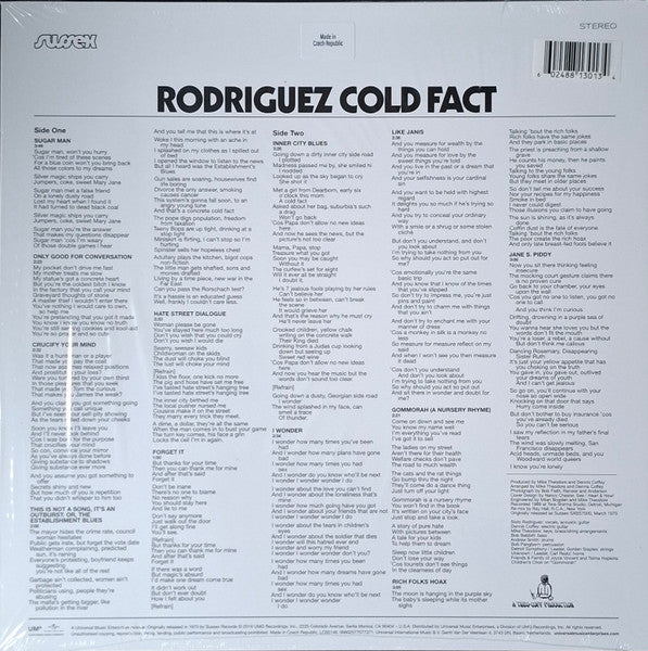Rodriguez* : Cold Fact (LP, Album, Ltd, RE, Blu)