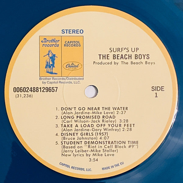 The Beach Boys : Surf's Up (LP, Album, Ltd, RE, RM, Blu)
