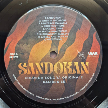 Calibro 35 : Sandokan Colonna Sonora Originale (LP, Album)