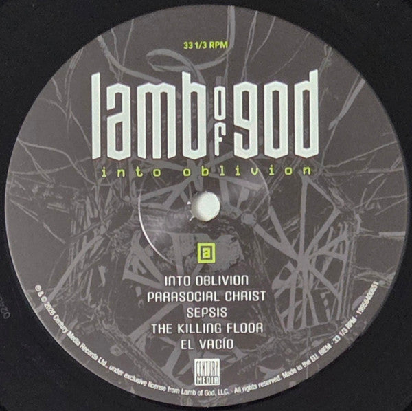 Lamb Of God : Into Oblivion (LP, Album)