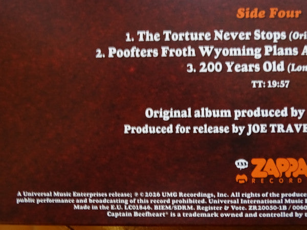 Frank Zappa, Captain Beefheart : Bongo Fury 50th Anniversary Edition (2xLP, Album)