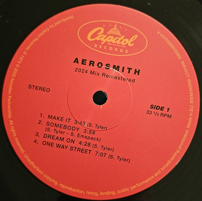 Aerosmith : Aerosmith (LP, Album, RE, RM, 180)