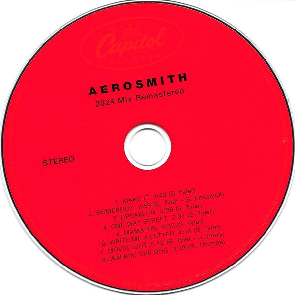 Aerosmith : Aerosmith (CD, Album, RE, RM, Rem)