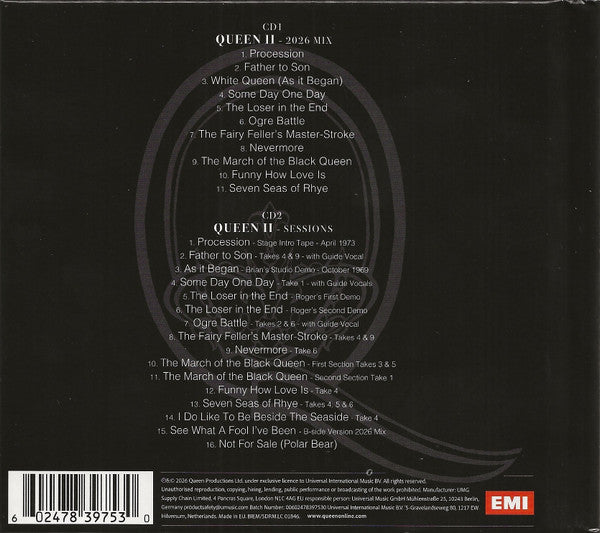 Queen : Queen II (2xCD, Album, Dlx)