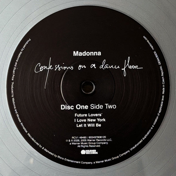 Madonna : Confessions On A Dance Floor (2xLP, Album, Ltd, Mixed, RE, Sil)