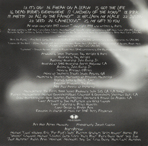 Korn : Follow The Leader (CD, Album)