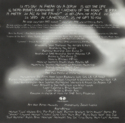 Korn : Follow The Leader (CD, Album)