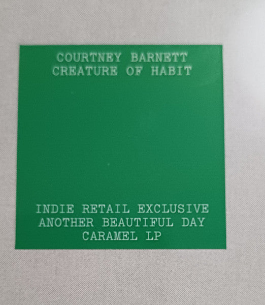 Courtney Barnett : Creature Of Habit (LP, Album, Ano)