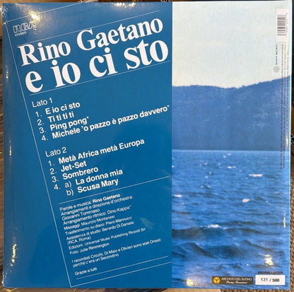 Rino Gaetano : E Io Ci Sto (LP, Album, Ltd, Num, RE, RM, Mar)