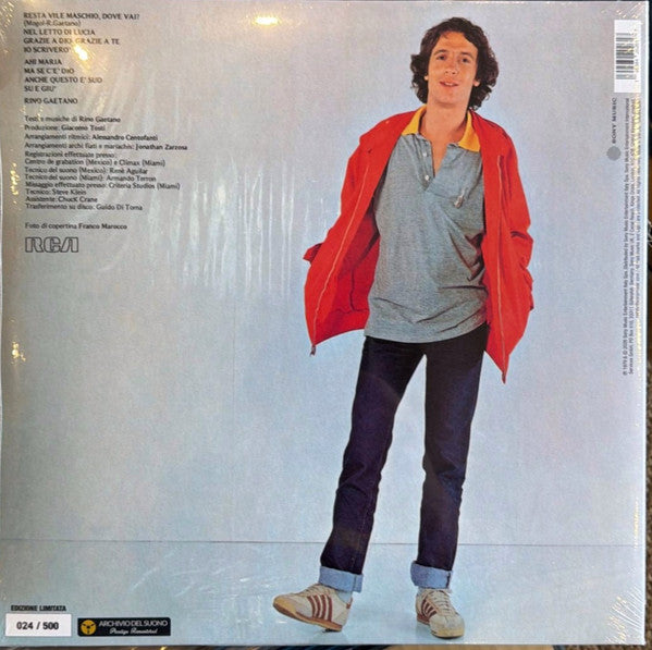 Rino Gaetano : Resta Vile Maschio, Dove Vai? (LP, Album, Ltd, Num, RE, RM, Mar)
