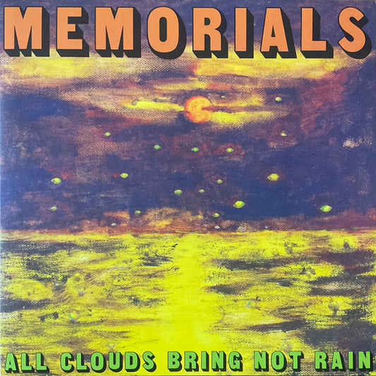 Memorials (3) : All Clouds Bring Not Rain (LP, Album, Ltd, Yel)