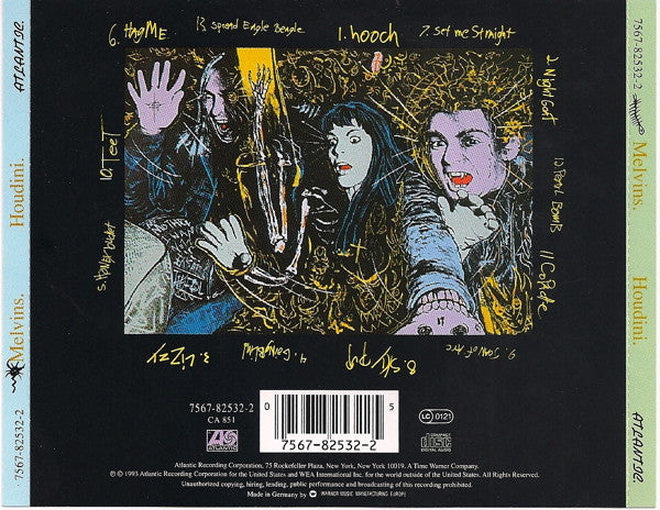 Melvins : Houdini (CD, Album, RP)