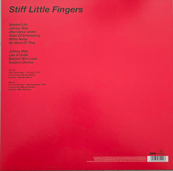 Stiff Little Fingers : Peel Sessions 1978 (LP, RSD, RE)