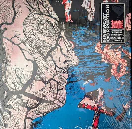 Napalm Death : Harmony Corruption (LP, Album, RSD, RE, Red)