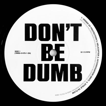 A$AP Rocky* : Don't Be Dumb (LP + LP, Whi + Album)