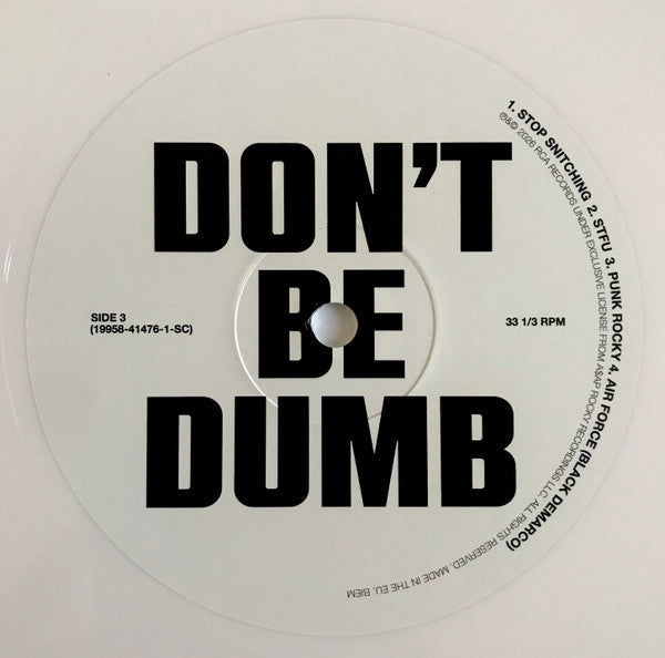 A$AP Rocky* : Don't Be Dumb (LP + LP, Whi + Album)
