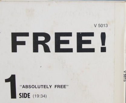 The Mothers Of Invention* : Absolutely Free (LP, Album, Mono)