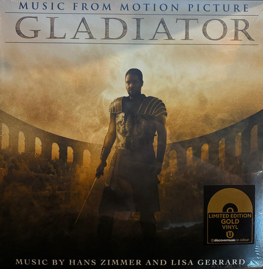Hans Zimmer And Lisa Gerrard : Gladiator (Music From The Motion Picture) (2xLP, Album, Ltd, RE, RP, Gol)